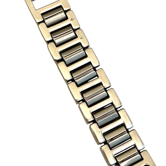 Yves Saint Laurent Two-Tone Gold and Silver Bracelet Watch - Picture 14 of 17